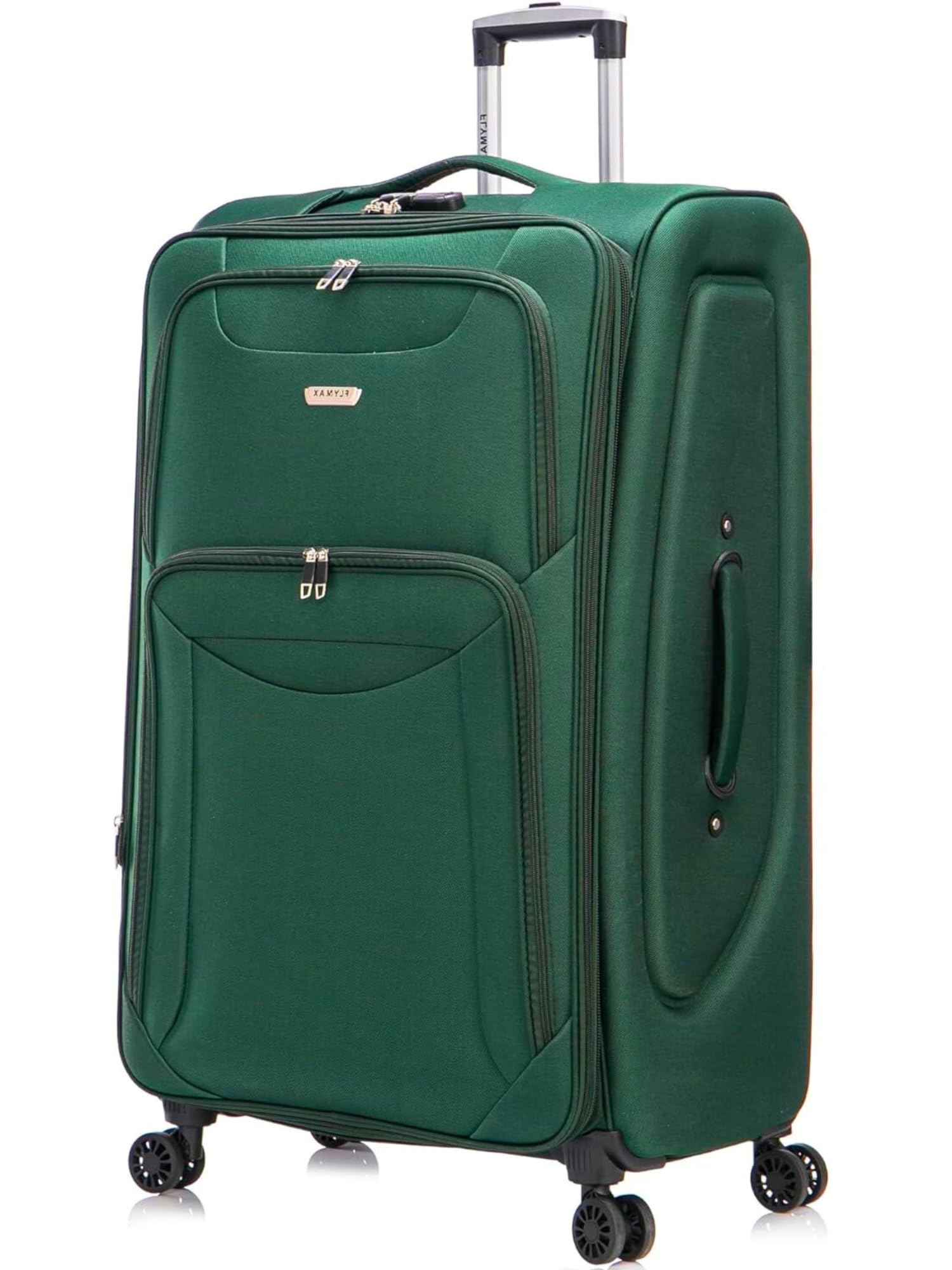24" Medium Super Lightweight 4 Wheel Suitcase Luggage Expandable with Wheels