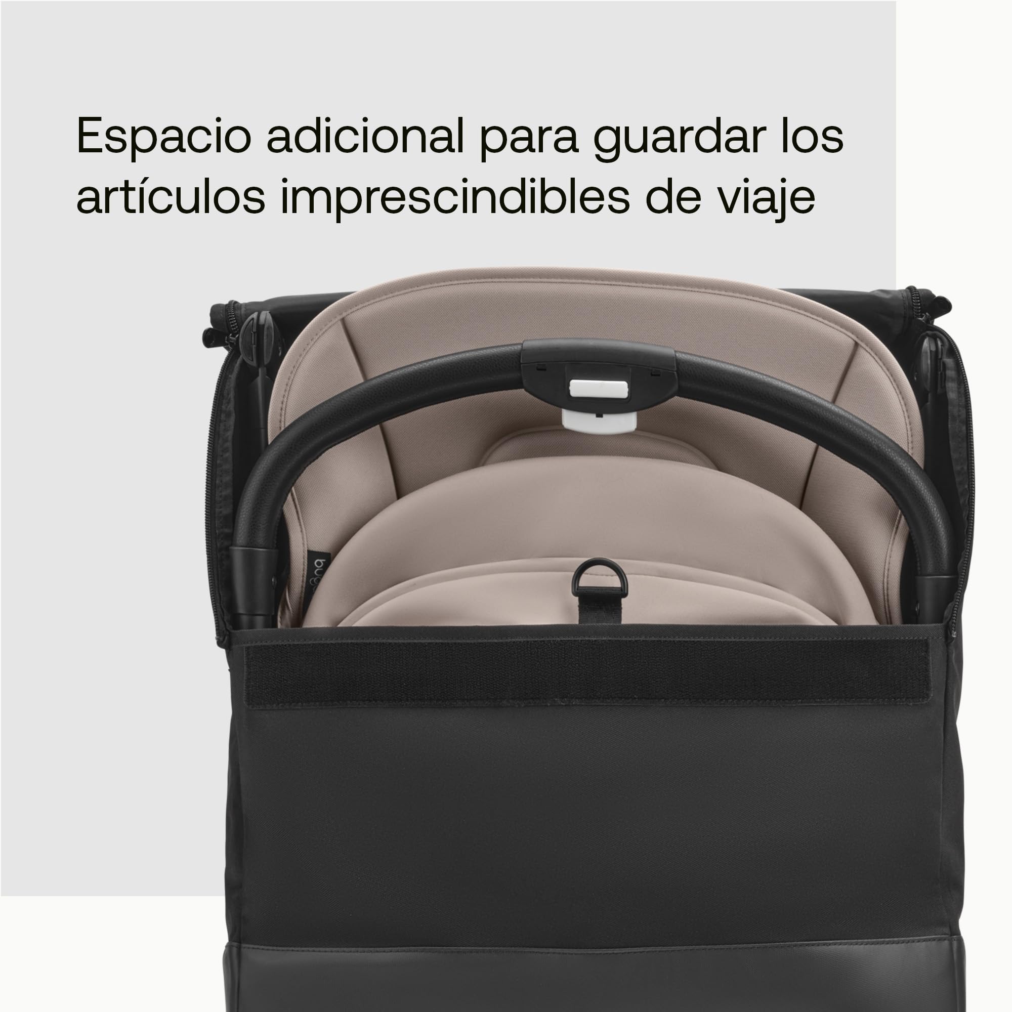 Bugaboo Bolsa de Transporte para Carrito Butterfly, Compatible con IATA para la Cabina del avión, Resistente, fácil de Transportar, Espacio Extra para Guardar Accesorios del bebé y Base Acolchada