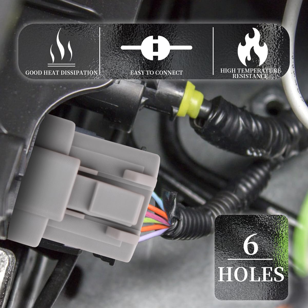 Connettore Maschio Femmina 12v 5 Set Connettore Elettrico Impermeabile A 5 Pin Spina Cavo Per Auto Presa Femmina ABS Silicone Per Connettore Industriale Scooter Connettore 2 Pin Maschio - Foto 8