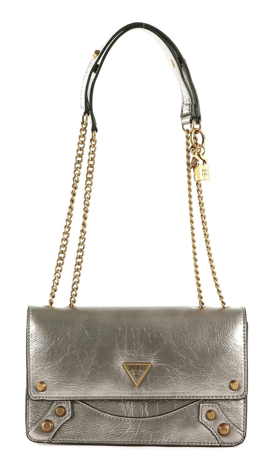 Women's Convertible Mini Shoulder Bag Amantea, Graphite, S