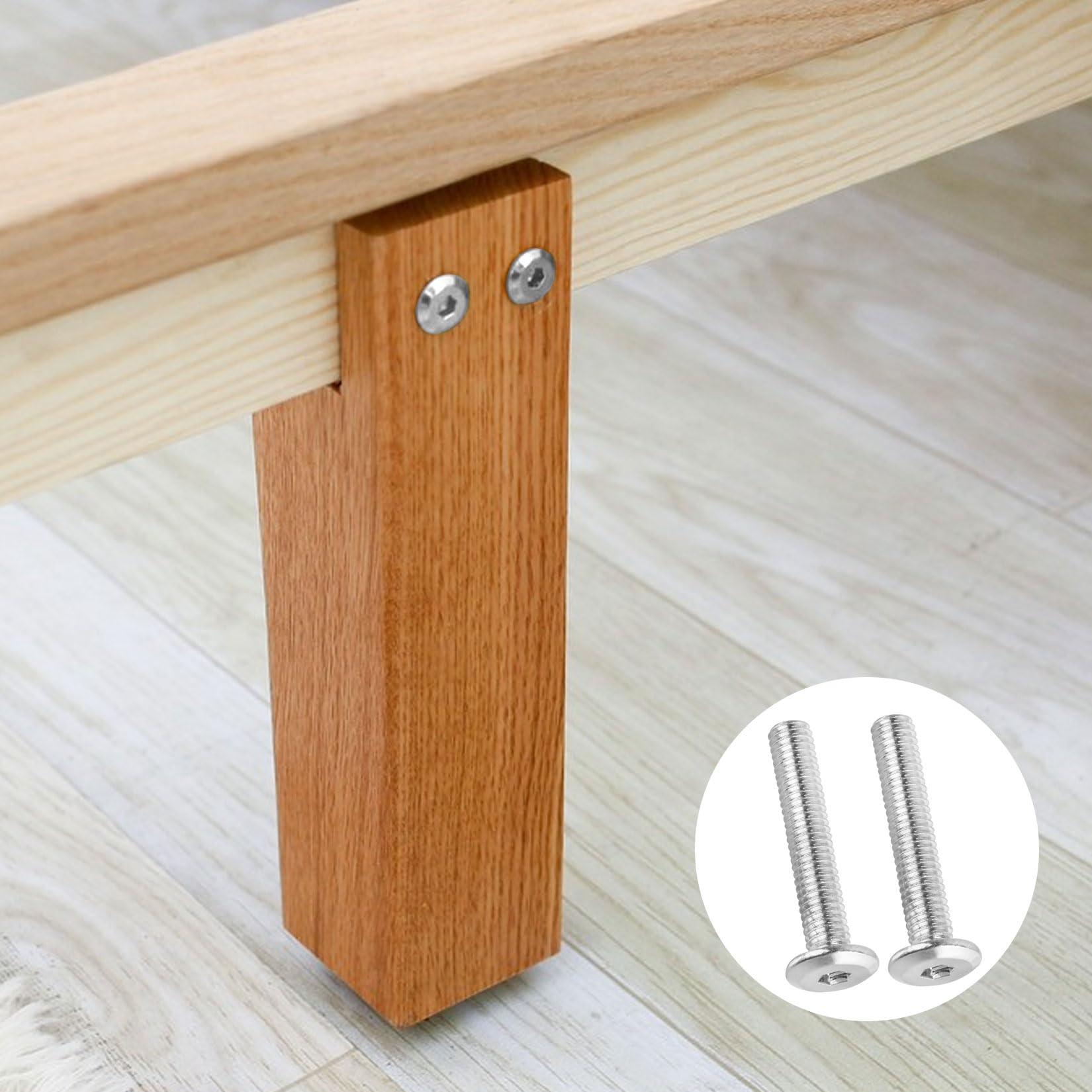 Set di 50 PzViti M6x40mm, Viti a Testa Piatta per Mobili, Bulloni a Testa Esagonale, Viti per Macchine Mobili in Legno, Lettini, Tavoli e Sedie