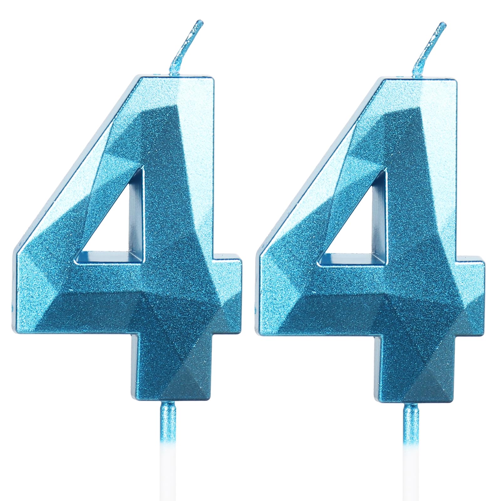 Yiran 50th Birthday Candles, Gold Number 50 Happy Birthday Candles, Cake Topper Decorations for Birthday Party, Wedding Anniversary Celebration Supply — view 202