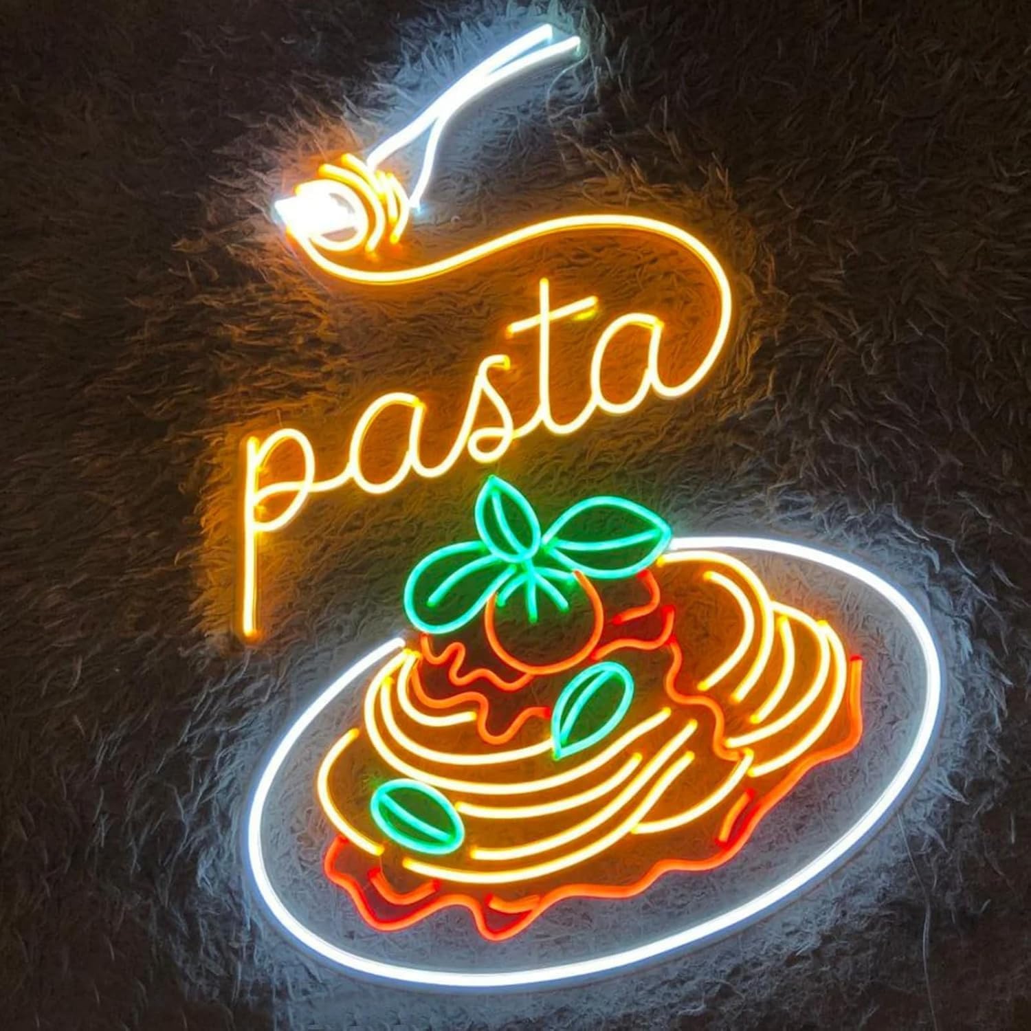 Amazon.com : Pasta Dish Neon Sign for Wall Decor, Custom LED Pasta