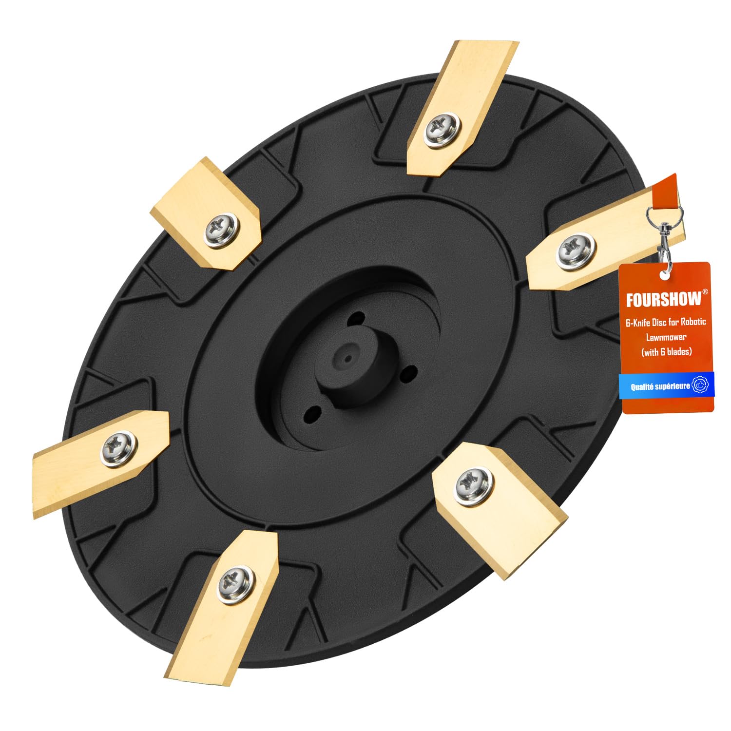 【Cięcie Bardziej Wydajne】 Tarcze z Ostrzami + 6 szt. Ostrza kompatybilne z Gardena Sileno City 400 600 / McCulloch ROB S400 S500 S600 S800, Tarcza Ostrza do Robota Koszącego