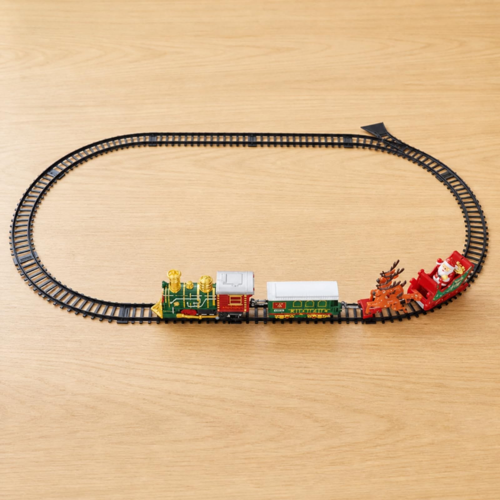 Qianly Ferrovia Gioclo Interattivo Trenino con e per Bambini da 4 a 6 Anni, Area Giochi