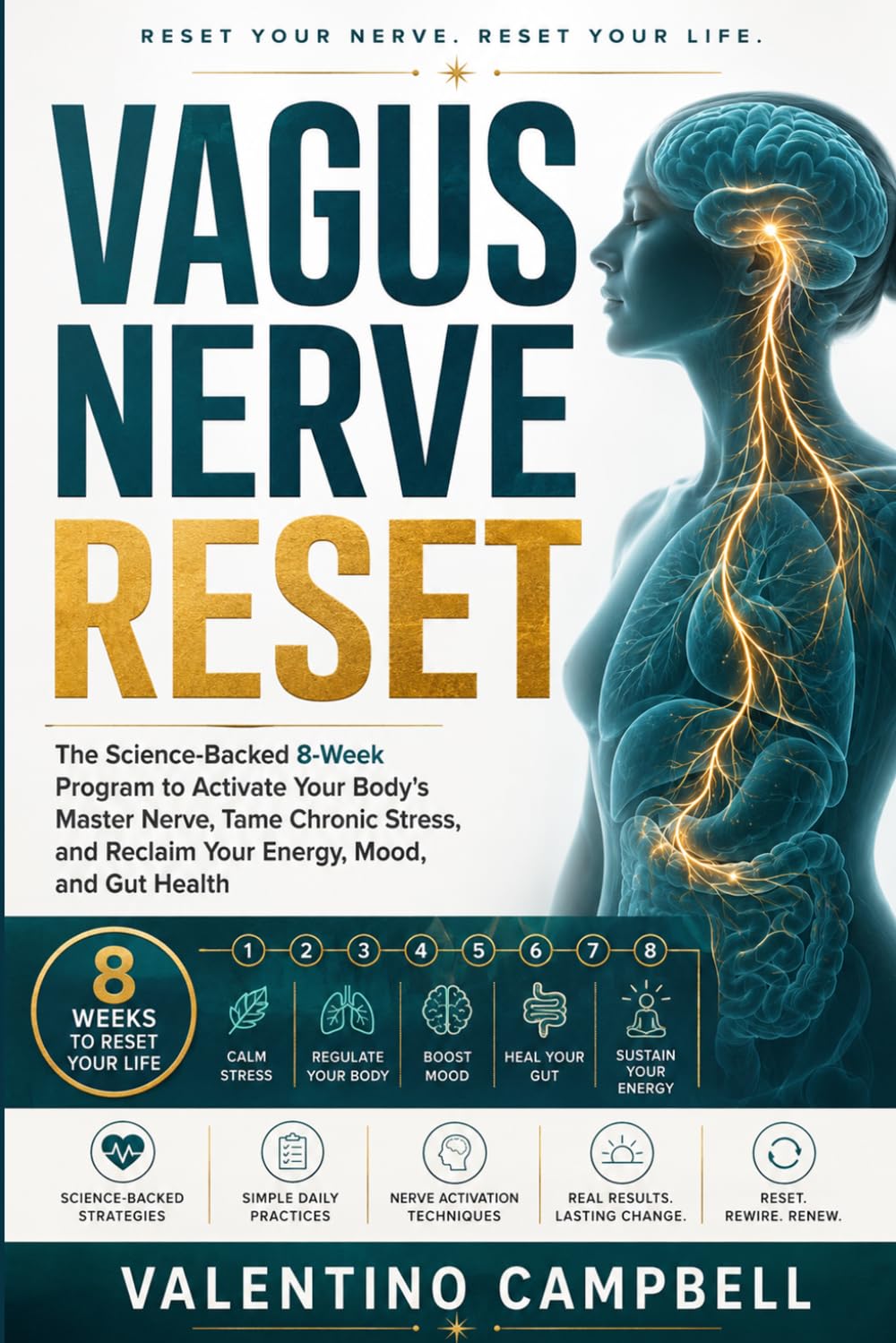 Vagus Nerve Reset: The Science-Backed 8-Week Program to Activate Your Body's Master Nerve, Tame Chronic Stress, and Reclaim Your Energy, Mood, and Gut Health