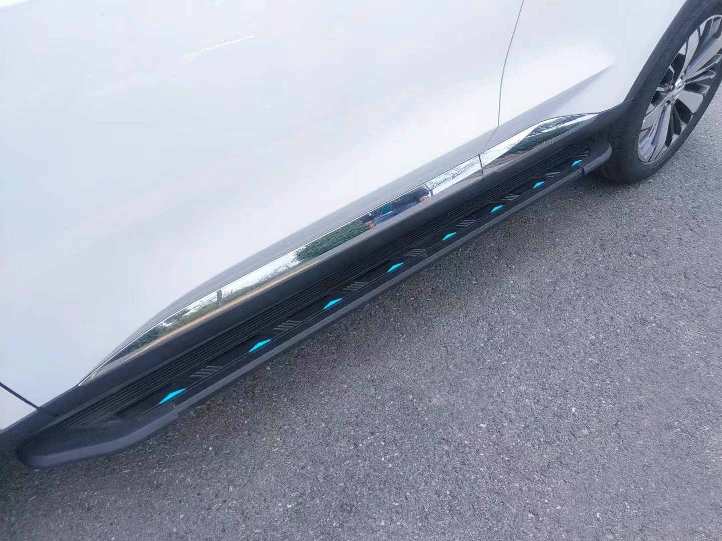 Marchepieds Latéraux Noirs Pour Nissan X-Trail (2014-2025) - Aluminium Renforcé ABS - Design Antidérapant, Facile à Poser