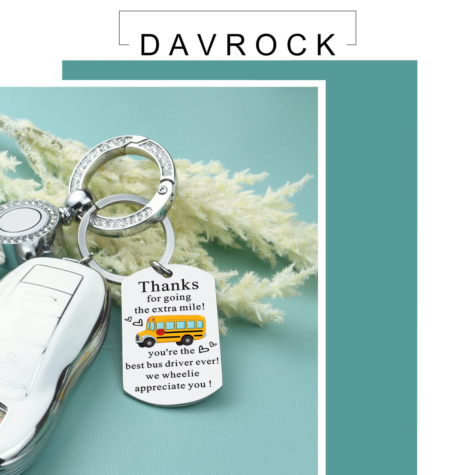 School Bus Driver Gifts Bus Driver Appreciation Gifts Valentine Gift Thank You Keychain Birthday Thanksgiving Day Christmas Stocking Stuffers Birthday Gift Retirement Custodian Appreciation Gift