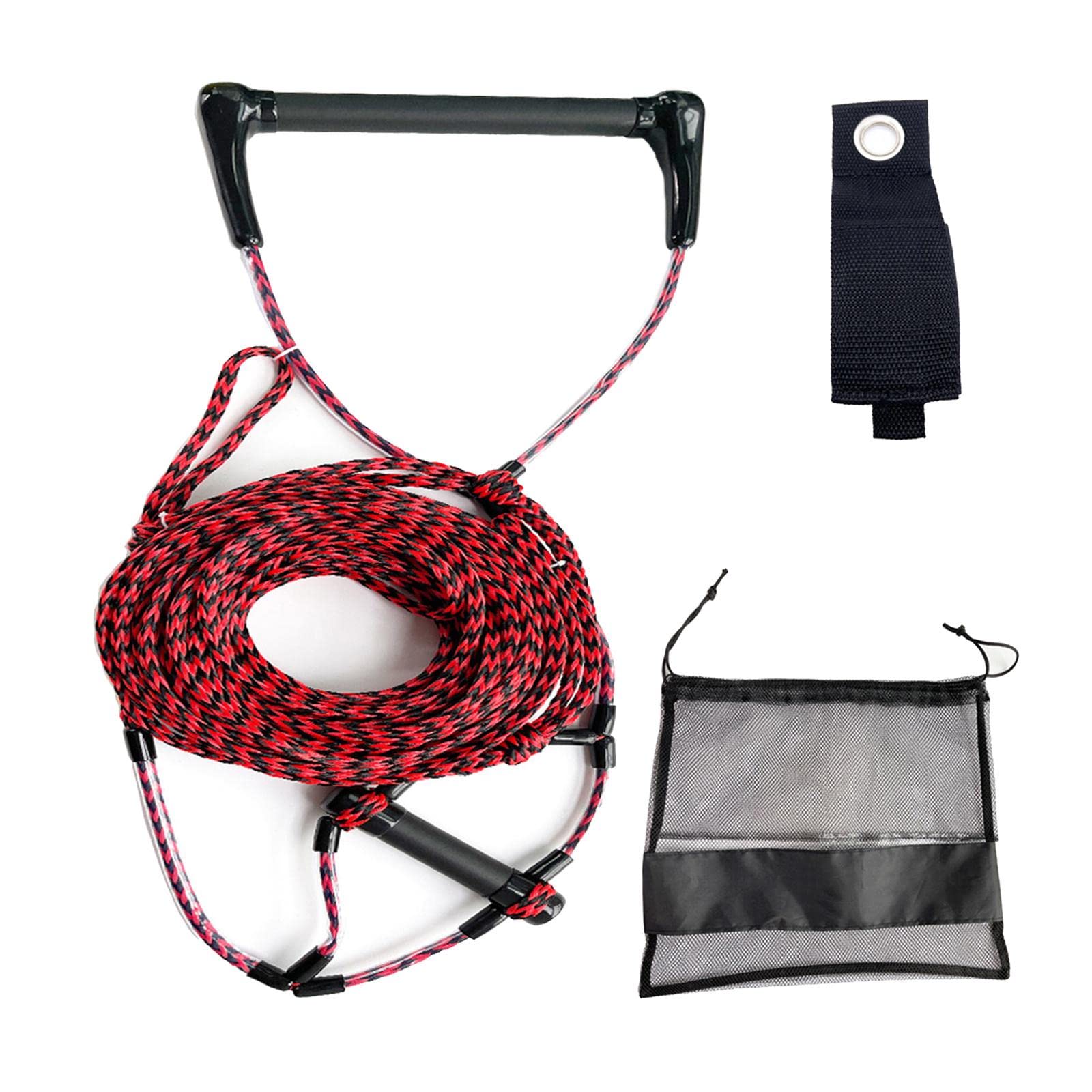 Cuerda de esquí acuático Cuerda de esquí acuático Tabla de rodilla Cuerda de surf flotante Remolque Equipo de deportes acuáticos Lancha rápida Cuerda de remolque de barco con agarre Cuerda de Wakesurf