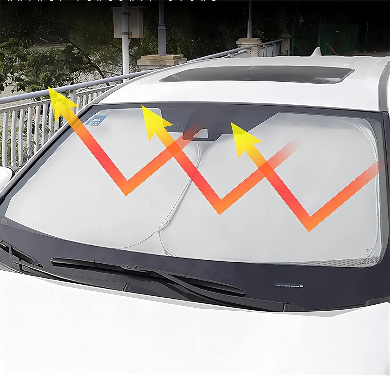 Cortina Retráctil Para Parabrisas De Coche, Visera Para Ventana, Parasol Frontal Lateral, Pare