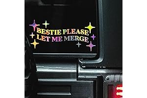 Bestie Please Let Me Merge Bumper Sticker