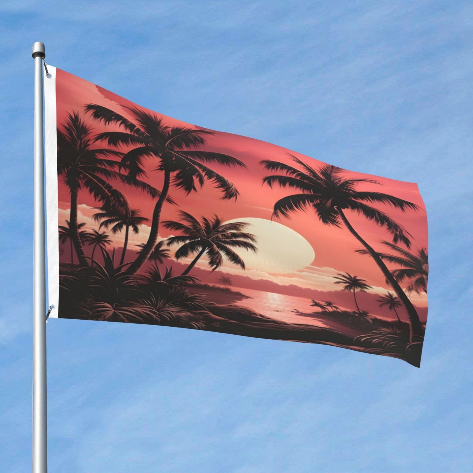 National Flag With Palm Tree 