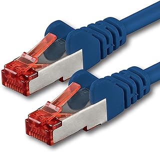 1aTTack 7682718-GB - Cable SFTP con conectores RJ45 (cat. 6, doble apantallamiento, 7 m), color azul