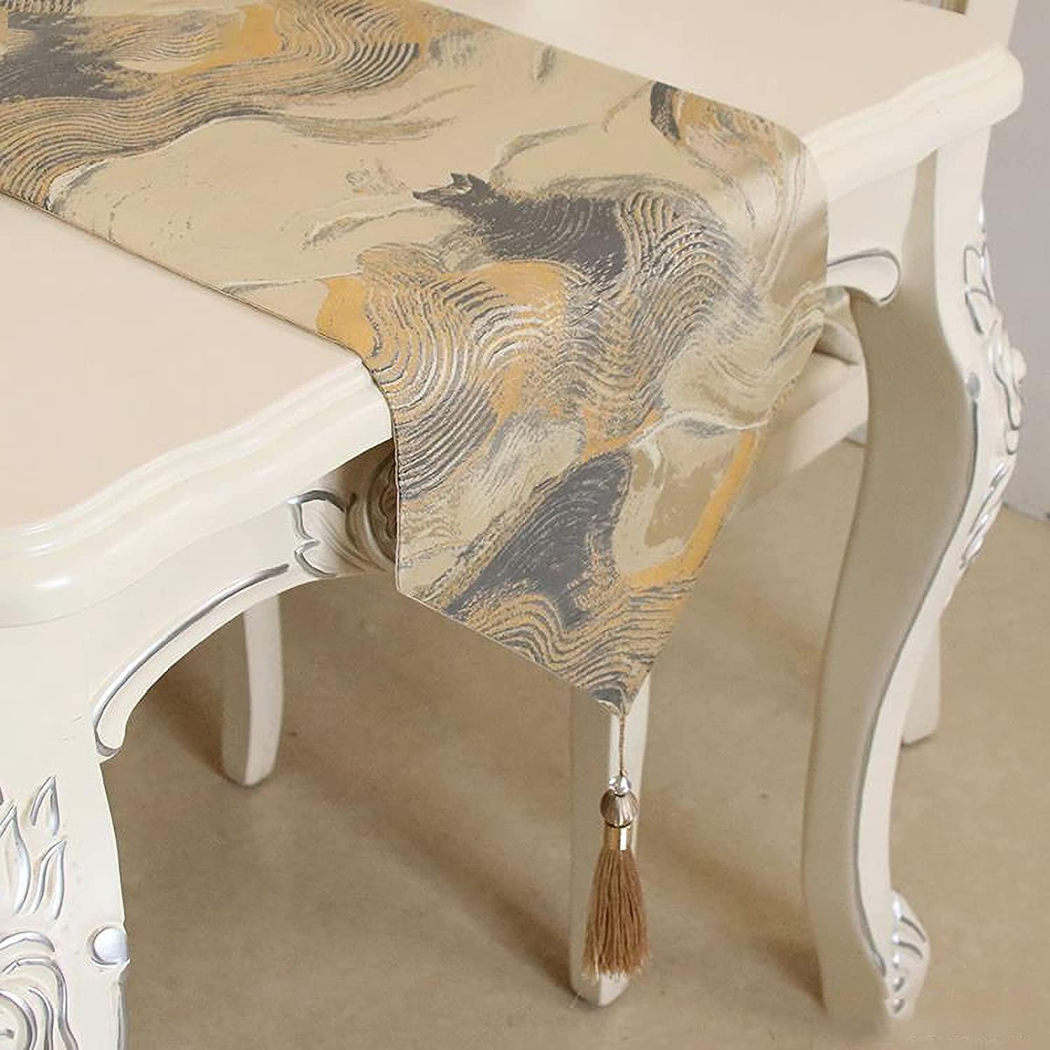 Tischläufer Tischdecke Luxus Esstisch Home Tischläufer Modell Zimmer American Couchtisch Tischdecke Tischläufer für Küche(31X200cm)