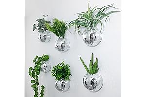 6 Pcs Disco Ball Planter: Reflective and Radiant Greenery Haven
