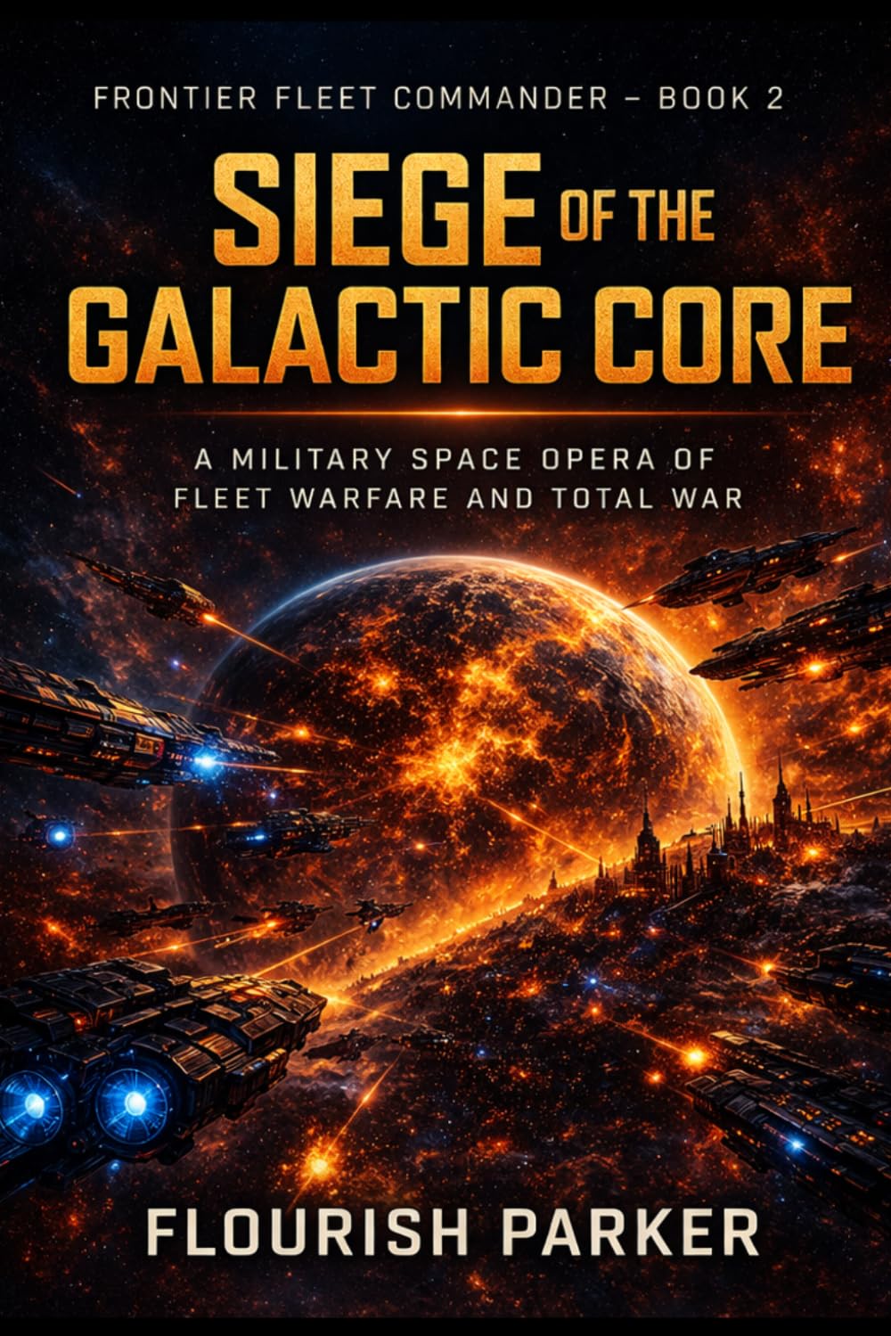 SIEGE OF THE GALACTIC CORE: A Military Space Opera of Fleet Warfare and Total War (Frontier Fleet Commander)