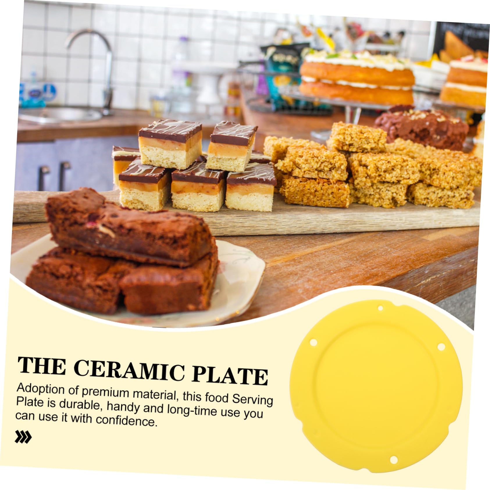 BRIGHTFUFU Ceramic Serving Plate Irregular Cheese Dish for Family Gatherings Birthday Parties and Elegant Dining Versatile Tableware for Steak Pasta and Salads