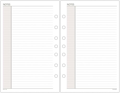 Miniatura 2 de AT-A-GLANCE Day Runner Páginas de notas, 87228 temporizador de día, recambio, hojas sueltas, sin fecha, para planificador, 5-12 x 8-12 pulgadas,