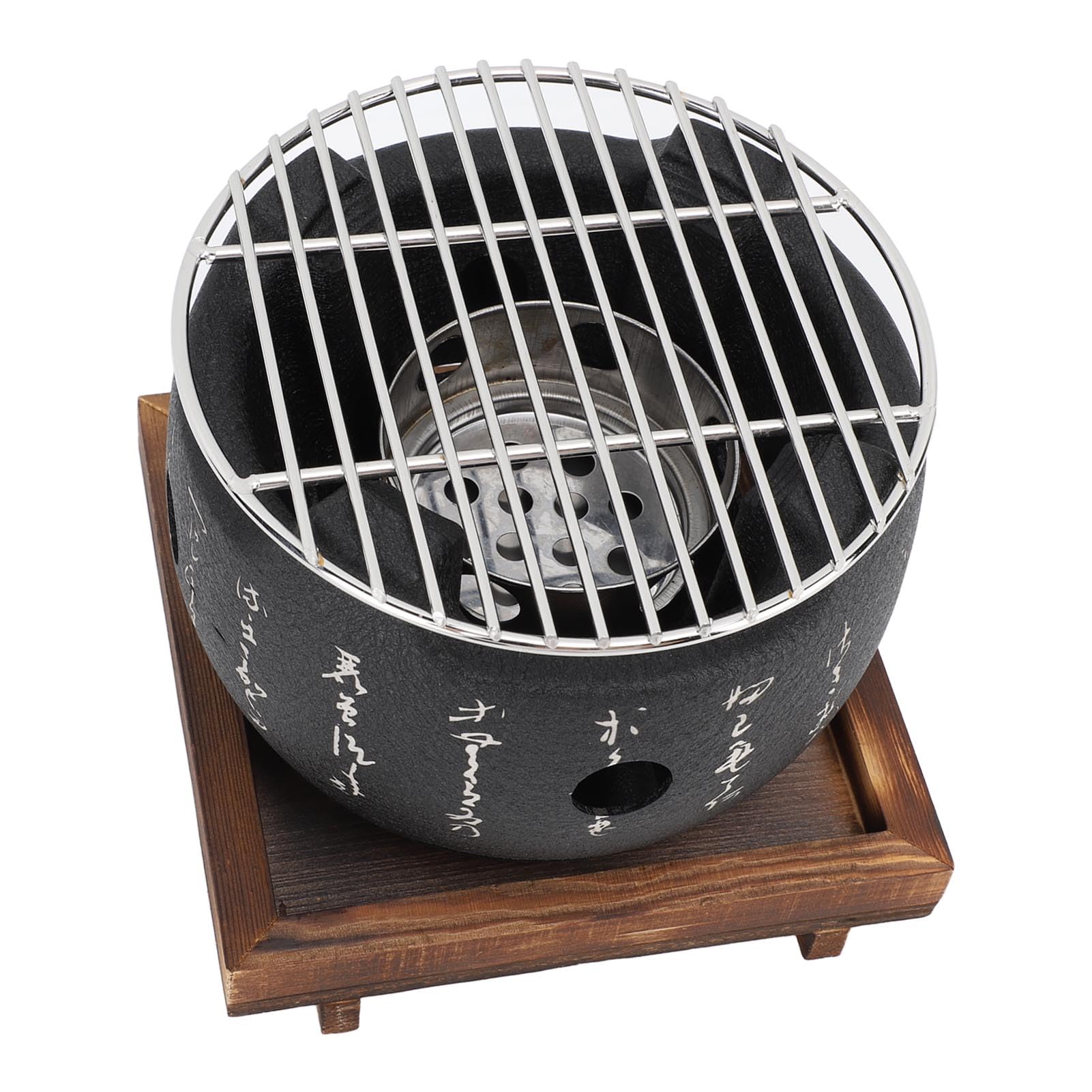 Mini barbacoa redonda japonesa portátil – Herramienta de cocina ideal para el hogar, perfecta para asar carne y veterinarios experiencia de barbacoa al aire libre