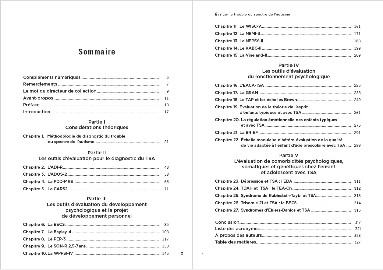 Évaluer le trouble du spectre de l’autisme chez l'enfant et l'adolescent: ADI-R, ADOS-2, PDD-MRS, BECS, PEP-3, EACA-TSA, GRAM, EDA...