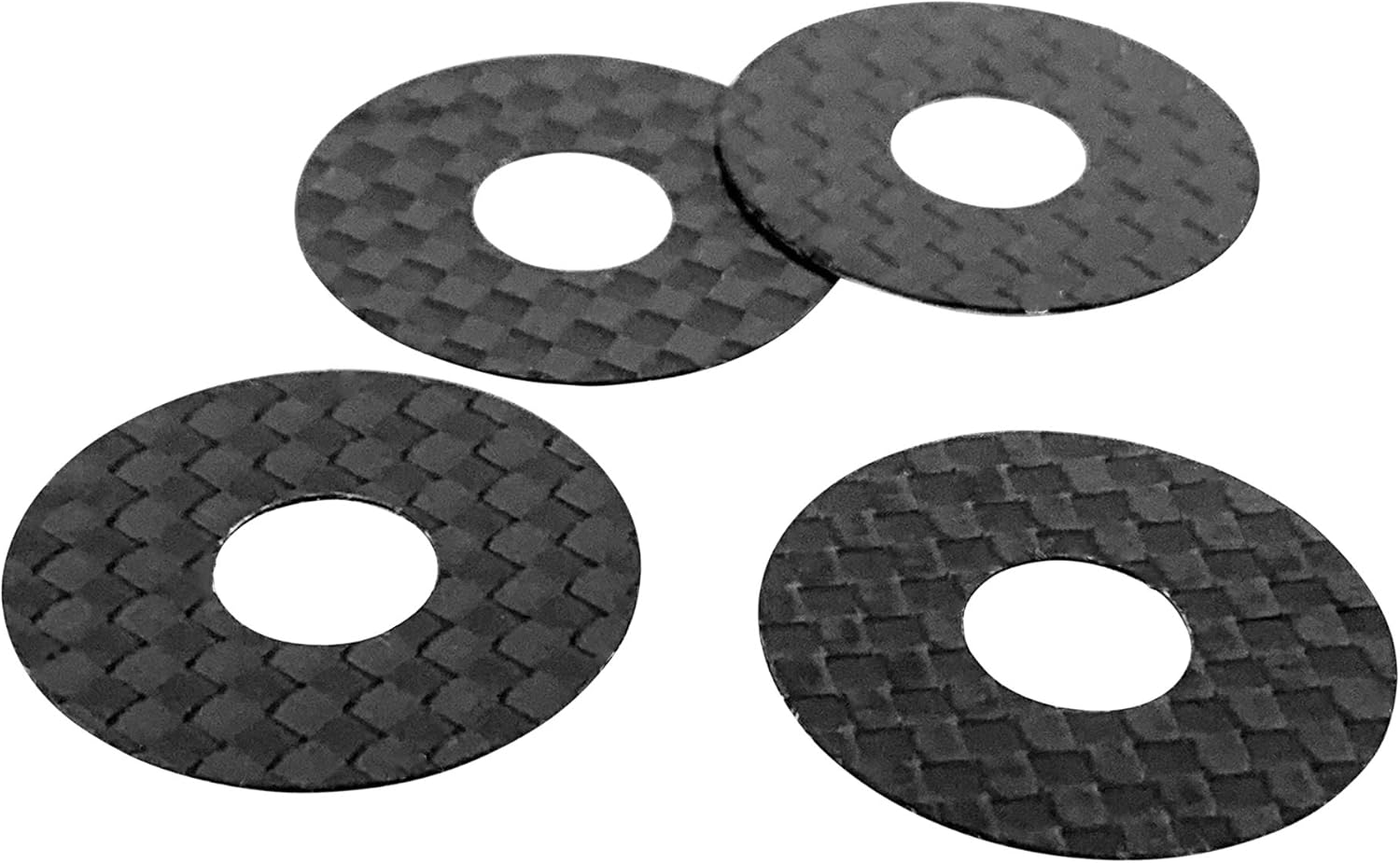1UP Racing 10404 Carbon Fiber Body Washers Adhesive Backed