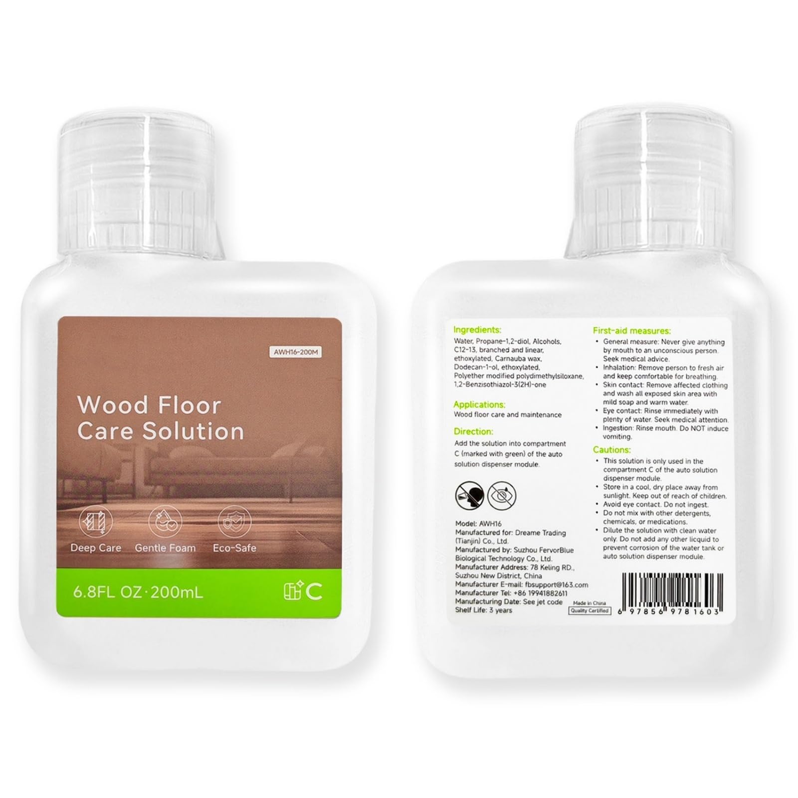 Limpiador De Suelos Eficiente For El Mantenimiento De Suelos De Madera De 200 Ml. Compatible Con Dreame X30 X40 X50 UltraH12ProL10s L20S Pro UltraH11M13H16 Mopa Aspiradora Húmeda Y Seca
