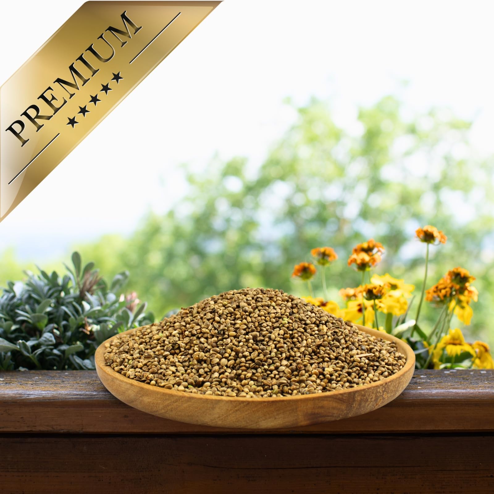 Lyra Pet® 20 kg Hanfsamen - Futter für Wildvögel, Pferde & Nager | Reich an Proteinen & Omega-3-Fettsäuren - Ballaststoffreich & Nährstoffreich - Ganzjähriges Vogelfutter - Ideal als Ergänzung