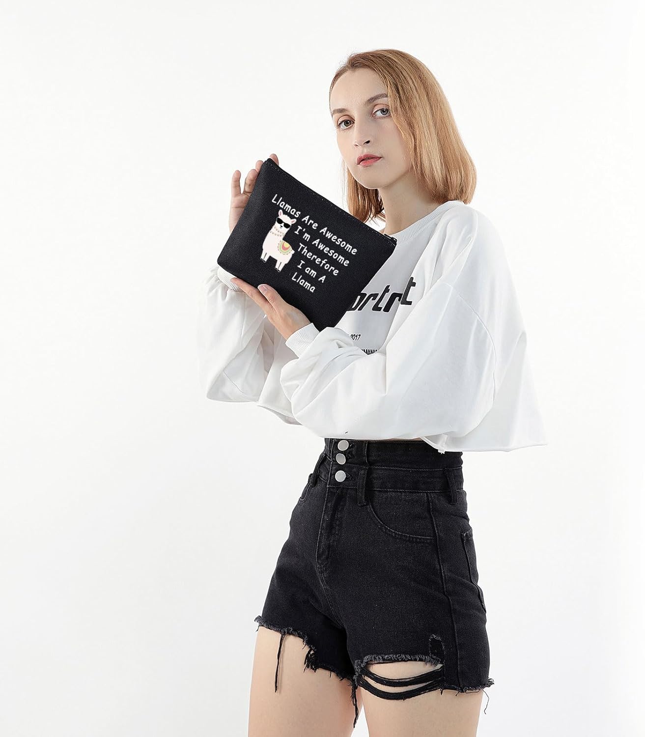 BLUPARK Fun Llama Gift - Llama Makeup Bag for Lovers - Image 4