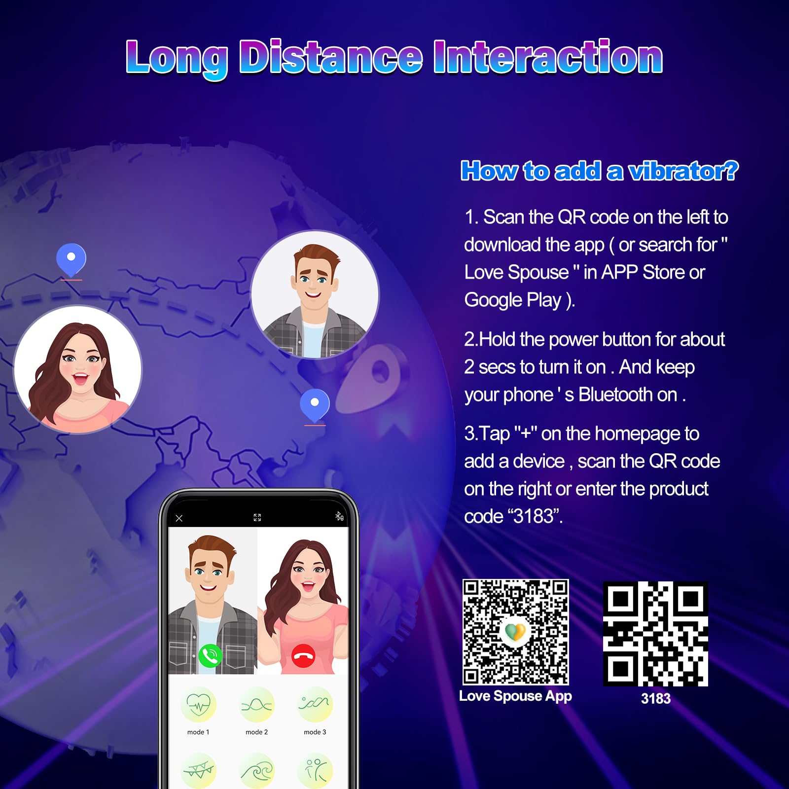 Vibrating Anal Beads Sex Toys - Vibrating Butt Plug with App Control 9 Vibrating Modes, Rechargeable Silicone Prostate Massager & G-spot Vibrator, Adult Sex Toys for Men Women Couples Pleasure