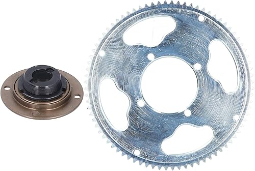 Miniatura 7 de VGEBY Piñón de rueda libre de metal, 25H 80 dientes cigüeñales, rueda libre piñón rueda libre para casetes de modificación eléctrica rueda libre