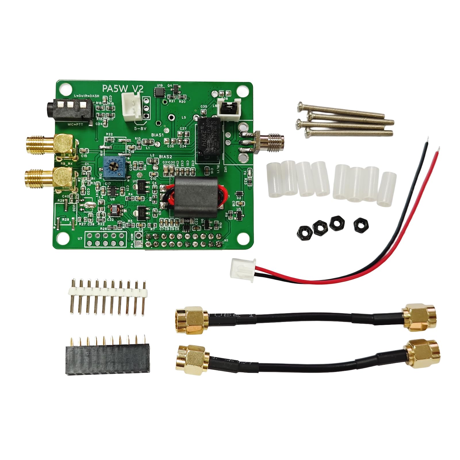 AURSINC Radioberry Preamp Board, eine Ergänzung, um die Radioberry in ein kleines QRP-Radio zu verwandeln, Ausgang 1,5 W-3 W für HF-Leistungsverstärker (10 W-100 W PA), für Raspberry Pi 4,4b