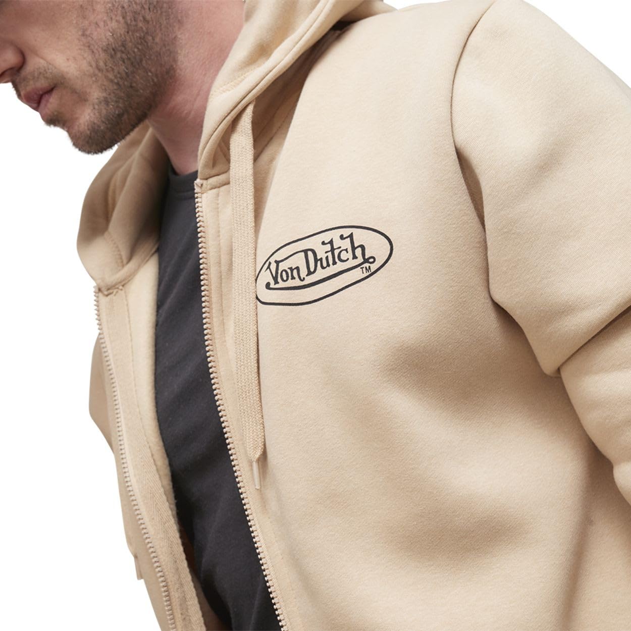 Von Dutch Męska bluza z kapturem Vd/1/Swc/Slim (zestaw 1)