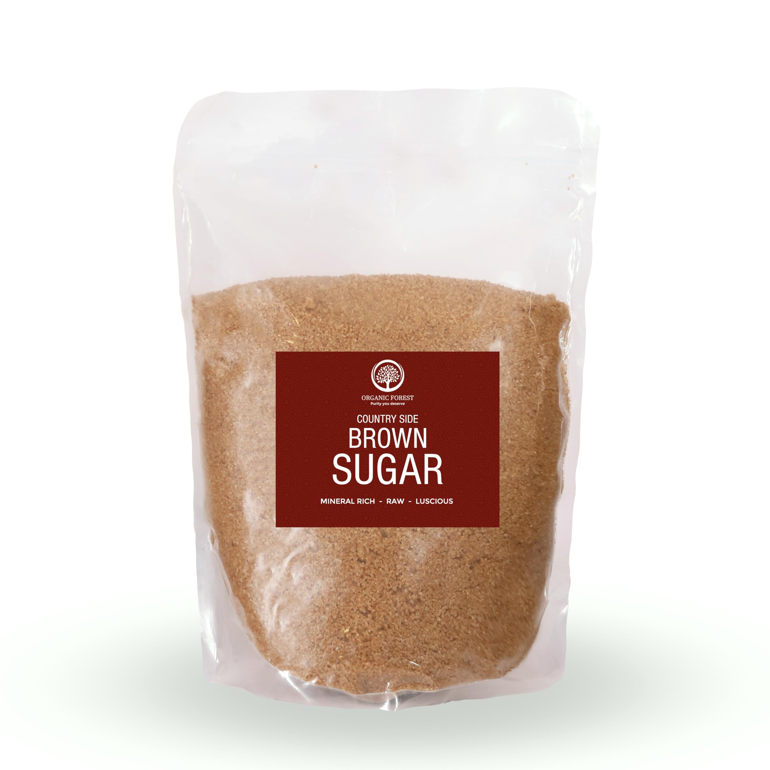 Organic Forest Country Side Brown Sugar Mineral Rich And Raw Luscious Sugar 100% Natural Brown Sugar Standard Zip Lock - Pack of 1 (900g) (B0B6FBPDDN) Amazon Price History, Amazon Price Tracker