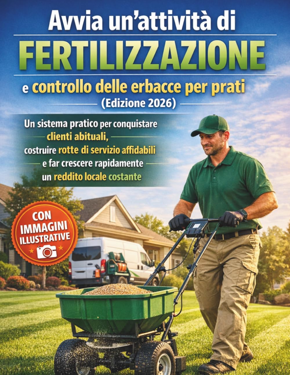 Avvia un'attività di fertilizzazione e controllo delle erbacce per prati (Edizione 2026): Un sistema pratico per conquistare clienti abituali, ... rapidamente un reddito locale costante