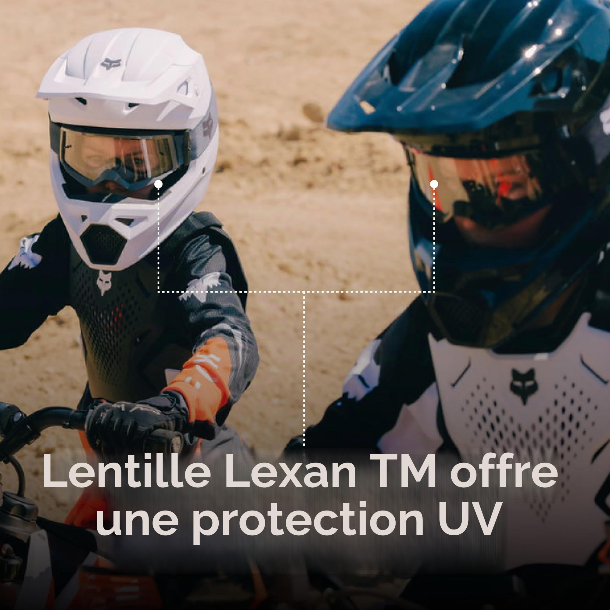 Fox Racing Lunettes de Motocross Unisexes - Tangerine - OS