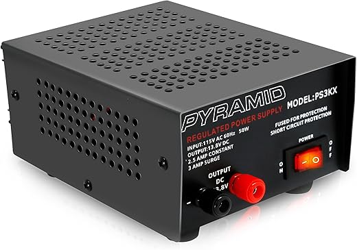 PS3KX Pyramid 2.5 Amp 12 Volt Power Supply