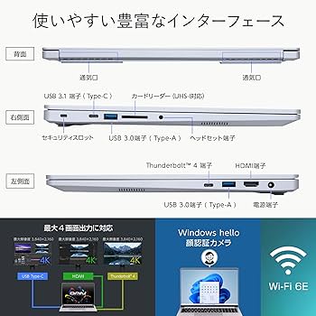 Windowsノート本体 mouse DAIV Z6 Core i9 RTX 4070 32GB 1TB DAIV Z6-I9G70SR-A（NVIDIA Studio 認定PC）│パソコン(PC)通販