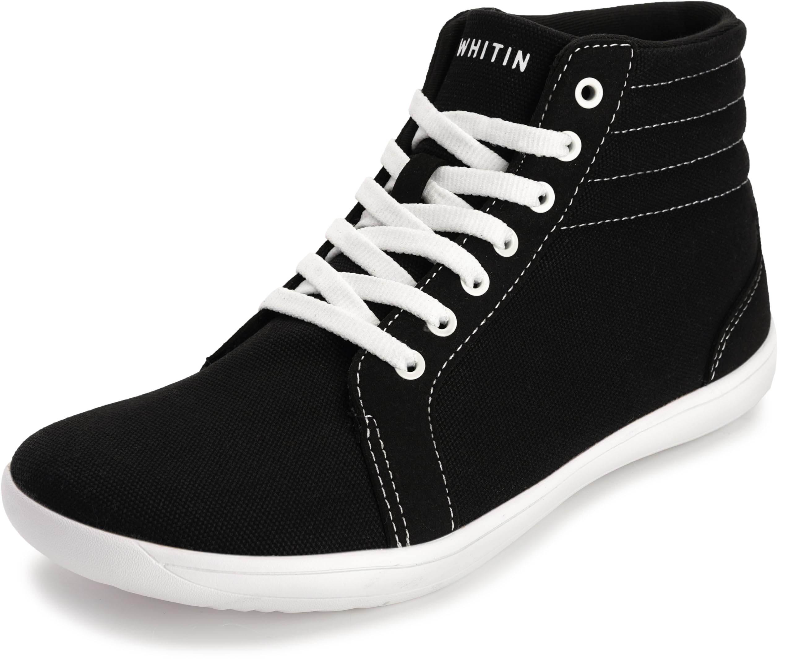 Women's Wide High-Top Canvas Barefoot Sneakers W823