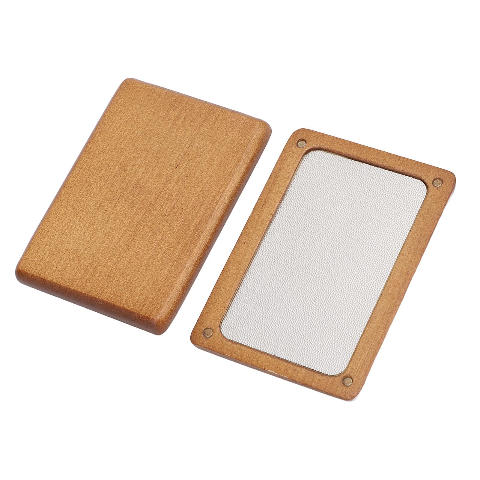 RiToEasysports Lijadora de Punta para Taco de Billar, Cuchillas de Lijado Profesionales de Acero Inoxidable con Carcasa de Madera para Accesorios de Taco de Billar y Equipo de Palo