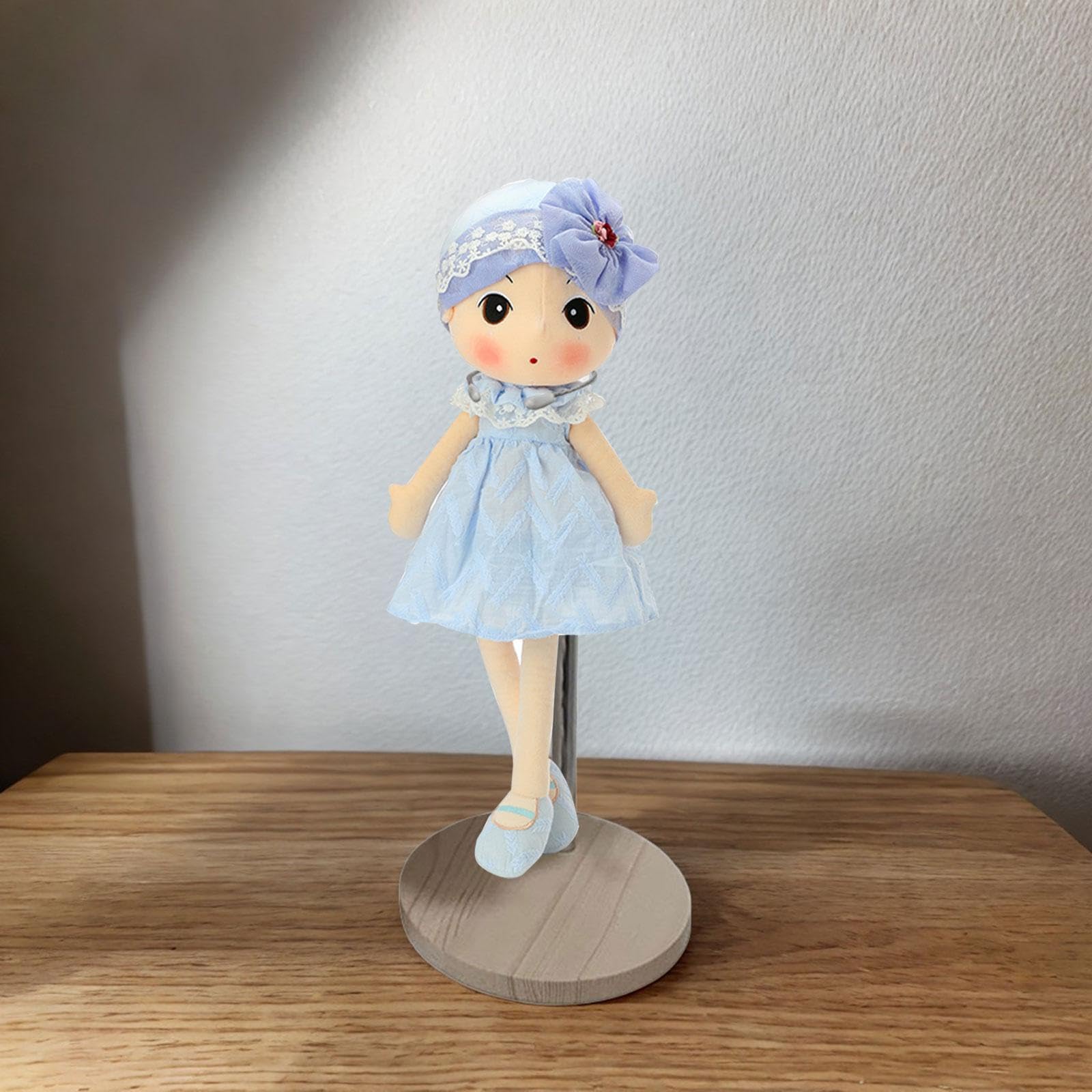 Soporte de Exhibición para Miniaturas a Escala 1/3 con Base de Madera para Figuras de Acción, 22cm