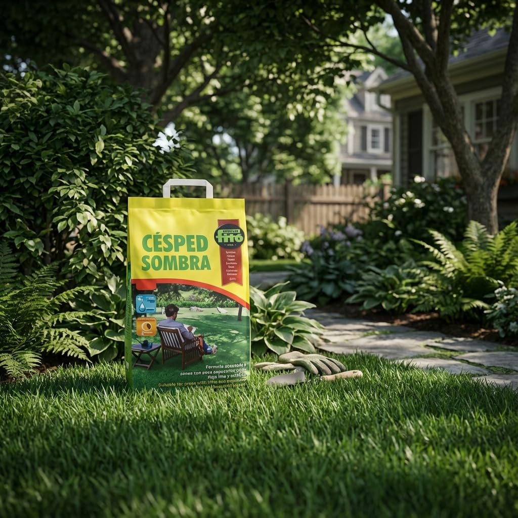Suinga Semilla Cesped Sombra | Semillas Césped en Sombra 15 Kg | Semilla Cesped Zonas Sombrias | Crecimiento rápido y resistente