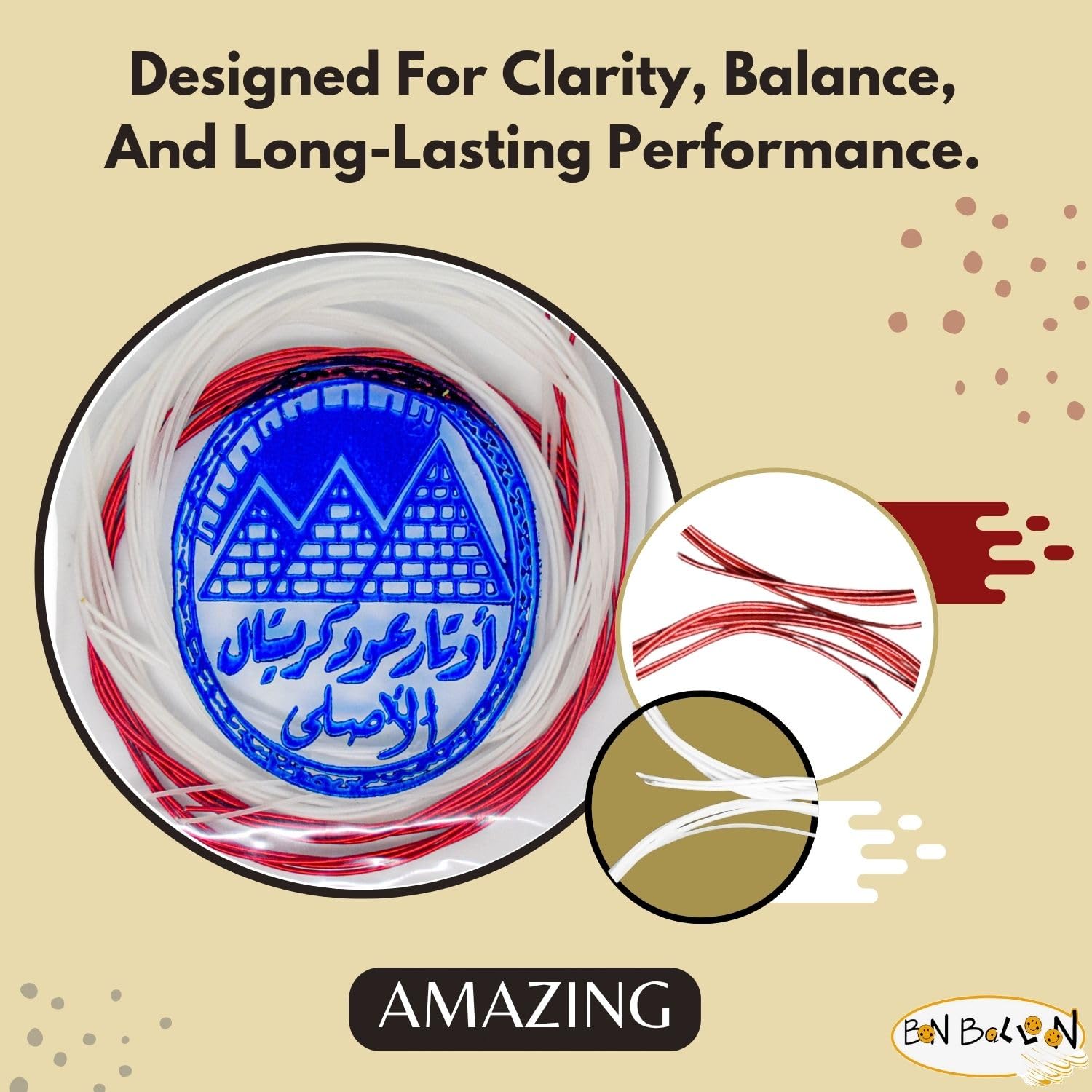 Ägyptische Professionelle 10 Oud Saiten Gitarre Kupfer überzogene Nylon Oud + 2 Stück Pyramidenprofi Standard Oud Plektrum Plektrum Ud Risha Reeshe Germany Oudh Musikinstrument Zubehör