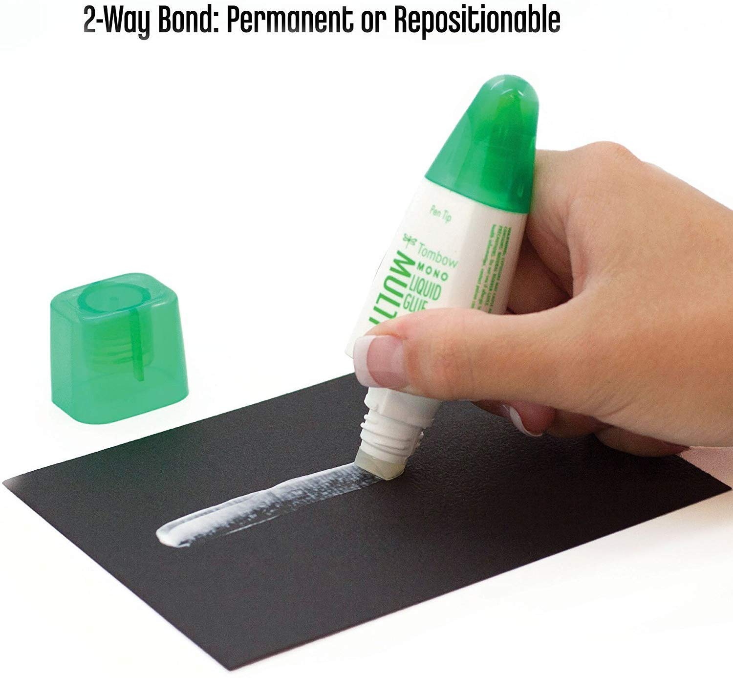 9 Stück Tombow PT-MTC Flüssigkleber, Multi Talent mit zwei Spitzen, 25 g