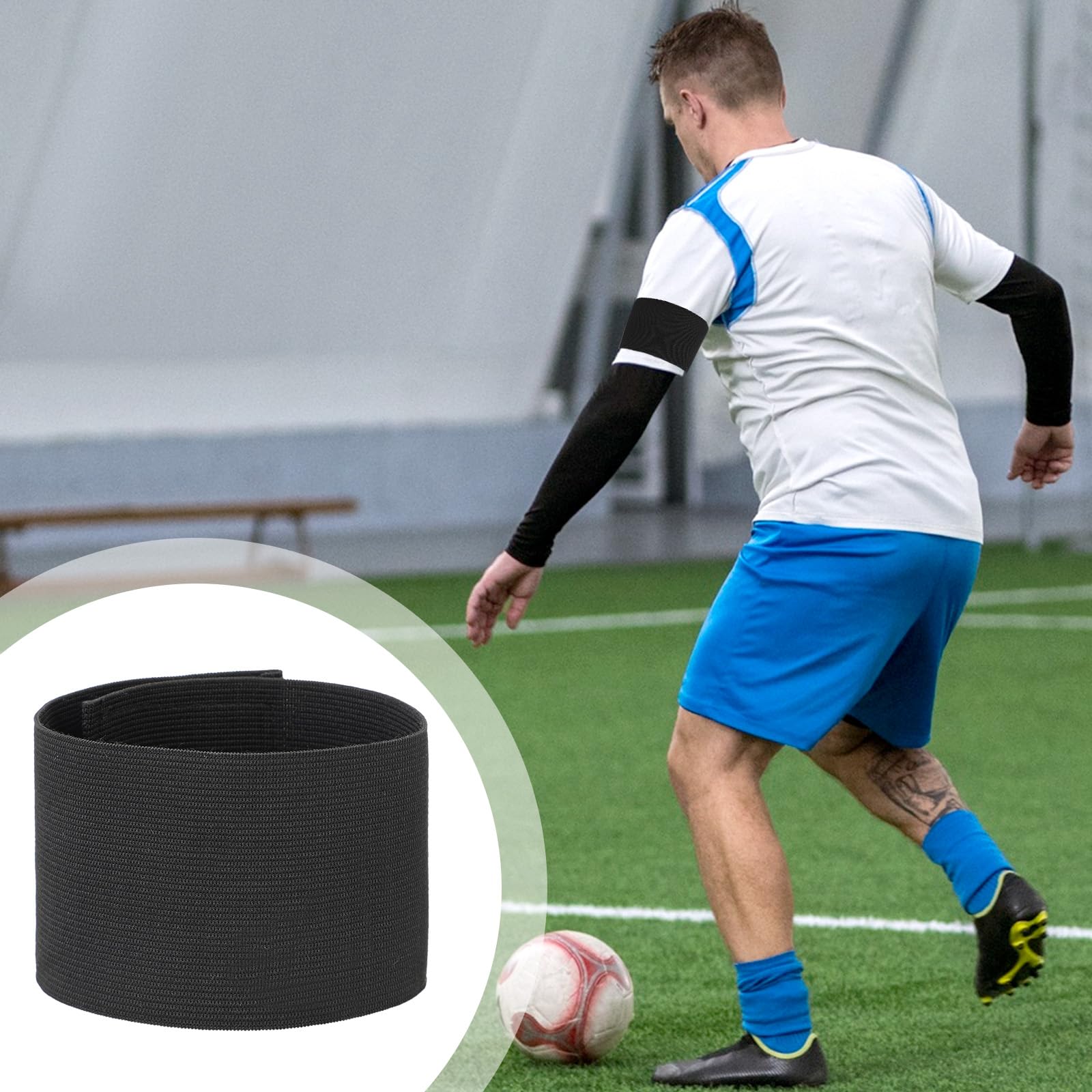 3 bracciali a pelo lutto, colore nero, fascia elastica per lutto, per funerale, calcio, pallacanestro, sport, squadra di calcio