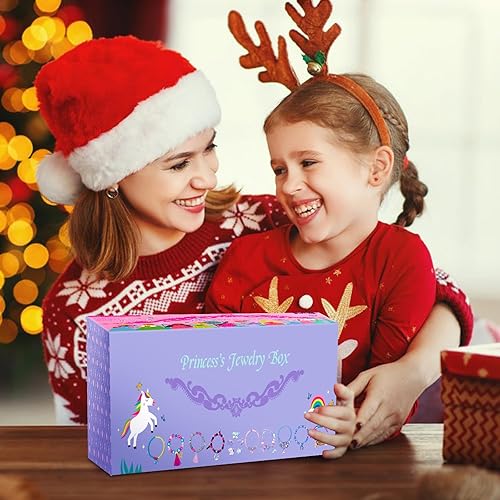 Miniatura 9 de Kit de 10 pulseras con dijes, suministros para hacer joyas, juego de cuentas, regalo de arte y manualidades para niñas, regalos de fiesta