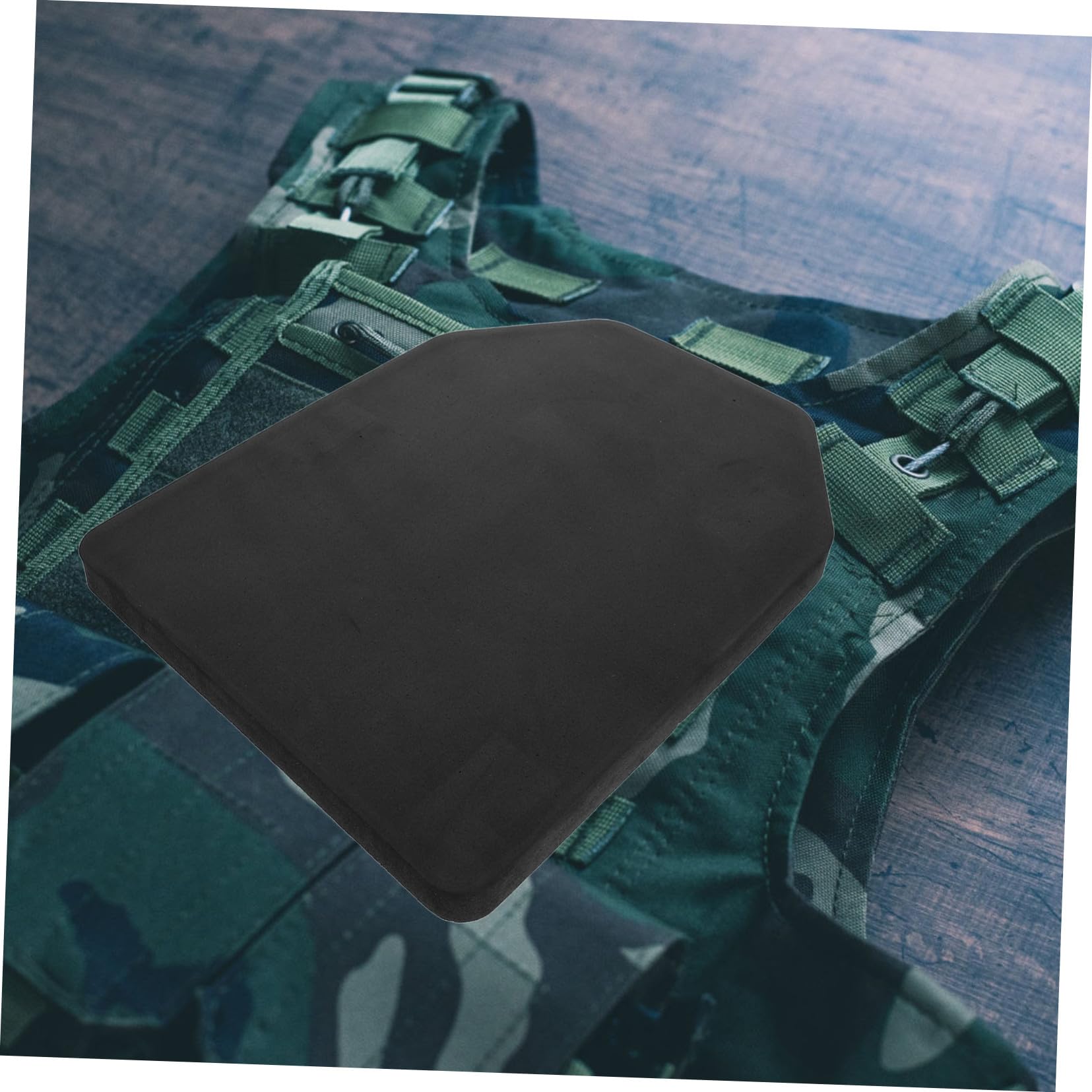ifundom 2 Pezzi Protezione Gilet Tattico in EVA Imbottitura Leggera e Resistente per Boxe e Piastra Ammortizzante Rimovibile per Comfort e Portabilità