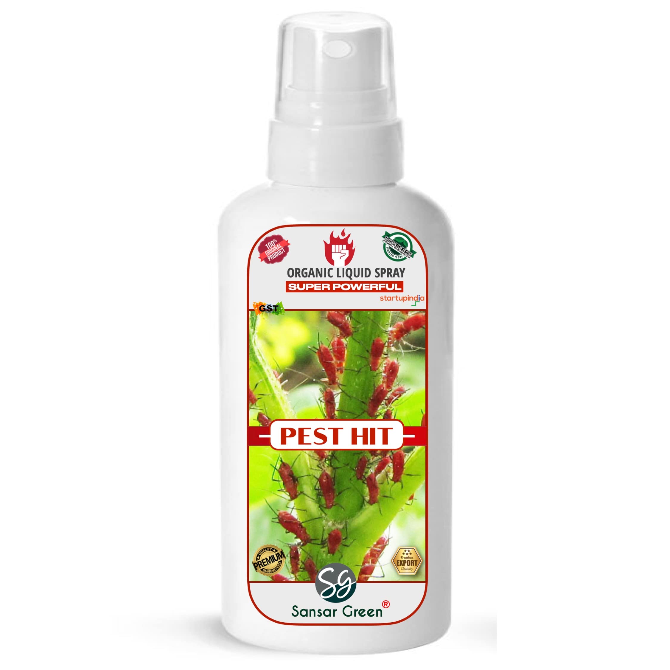 Sansar Green® Pest Hit Spray, Premium Essential Super Powerful Liquid Spray for Removing all types of Pests from Plants (200 ml) (B09FLNCVZ9) Amazon Price History, Amazon Price Tracker