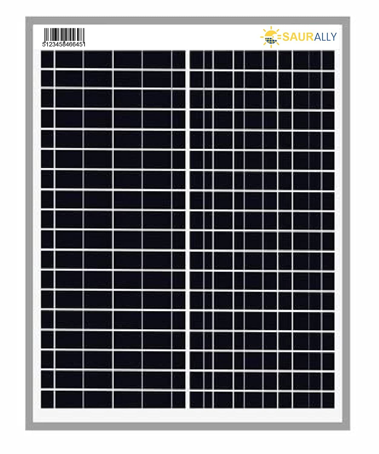 Saurally Solar 30W 12V Solar Panel