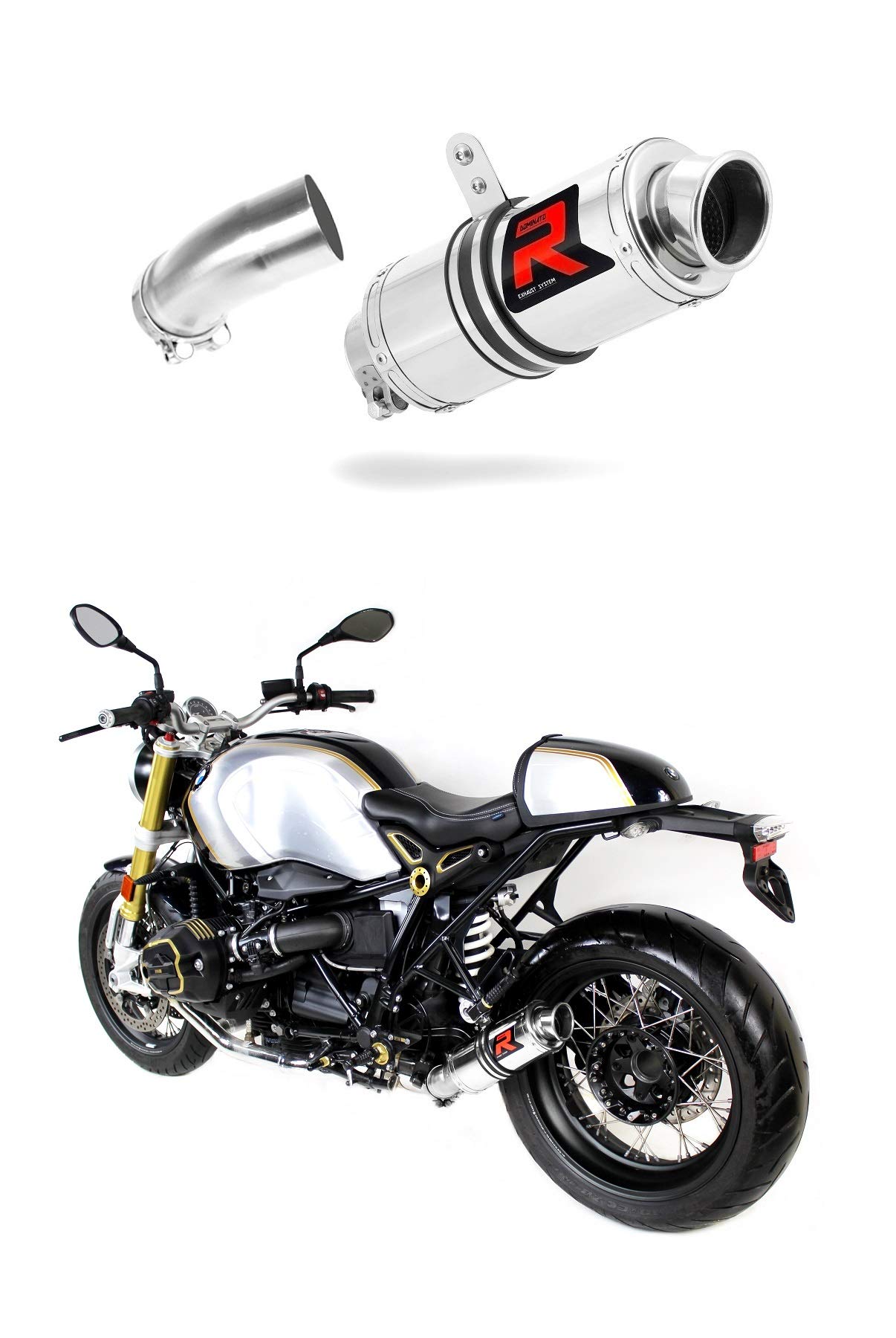 DOMINATOR Silenciador Escape GP1 compatible con R nine T 2016-2018