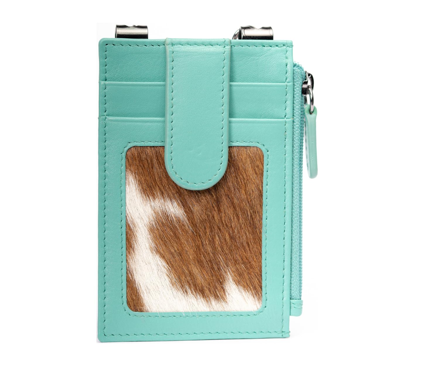 RFID Blocking Boot Wallet with Security Chain & Zipper Lock – Genuine Leather Wallets for Men, Travel Wallets Women, Minimalist Leather Card Holder